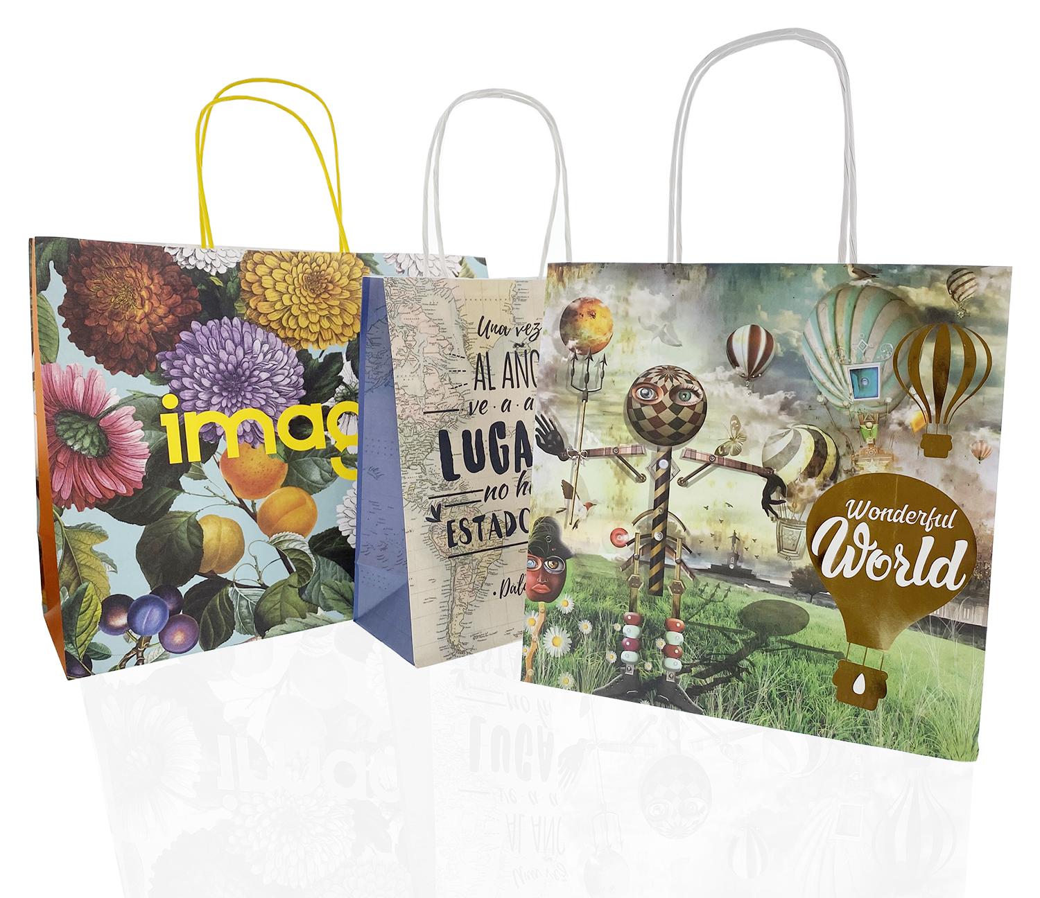 Papperspåsar med tryck